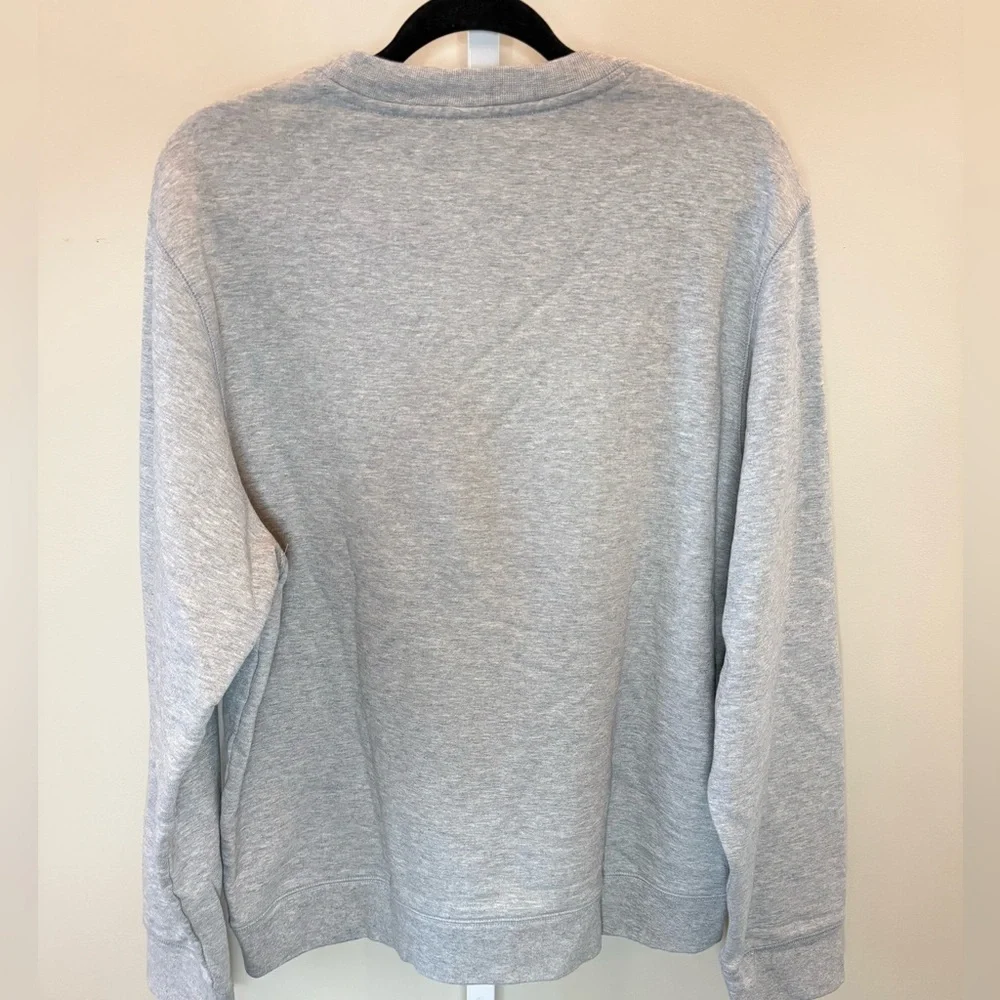 Handvaerk Varsity Crewneck Sweatshirt Gray Cotton XL NWT Classic